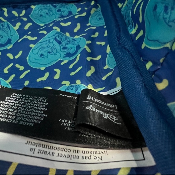 Loungefly Disney a Goofy Movie Max and Roxanne Backpack - Pink, Blue, and Yellow - Picture 6 of 9